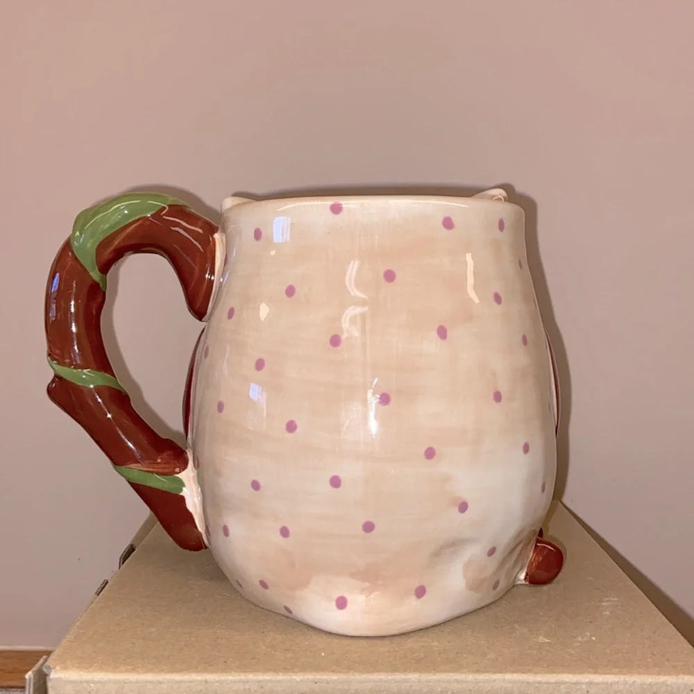 Pier 1 Olli the Owl Mug - Hand Painted 20oz
